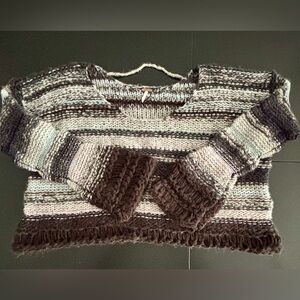 Free People Limbo Knit Cropped Sweater.